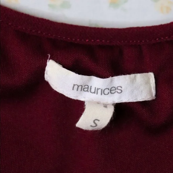 Maurices Cold Shoulder Lace Hem Romper - Picture 3 of 4